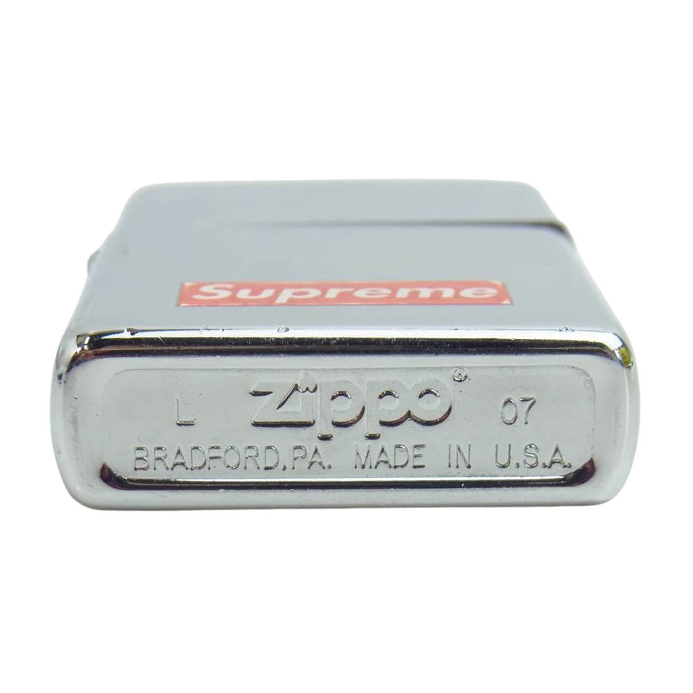 Supreme シュプリーム 08SS Box Logo Zippo ライター シルバー系【中古】