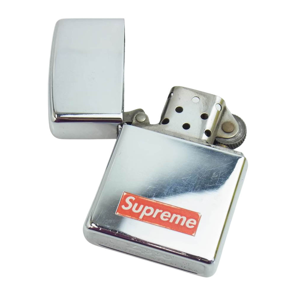 Supreme シュプリーム 08SS Box Logo Zippo ライター シルバー系【中古】