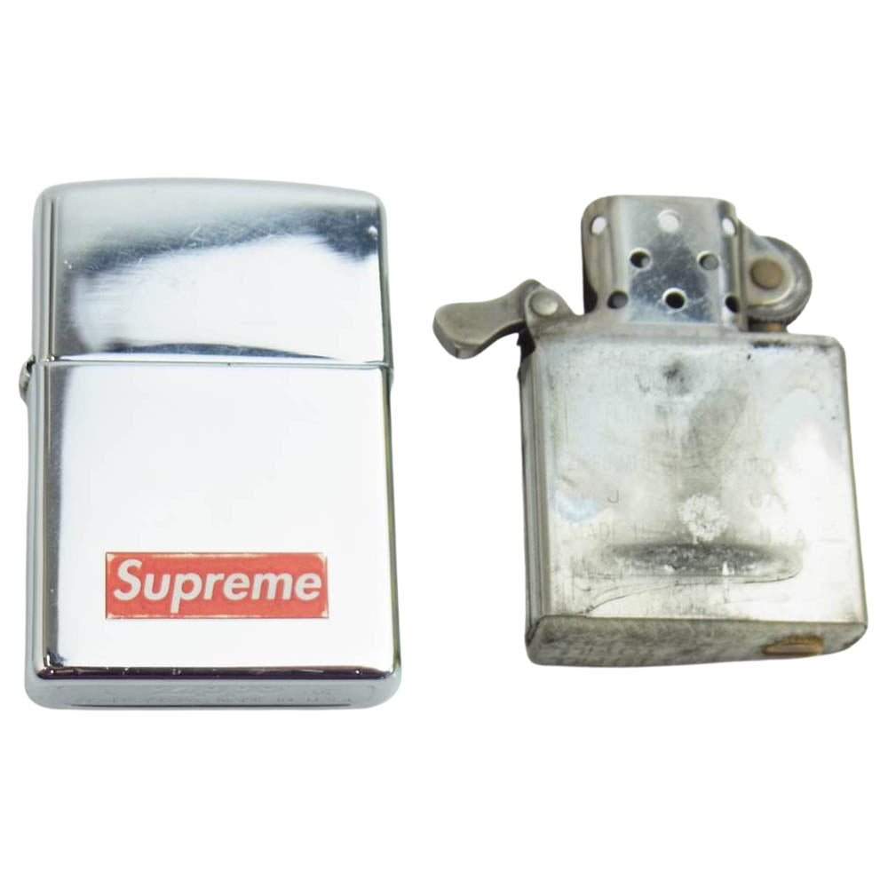 Supreme シュプリーム 08SS Box Logo Zippo ライター シルバー系【中古】