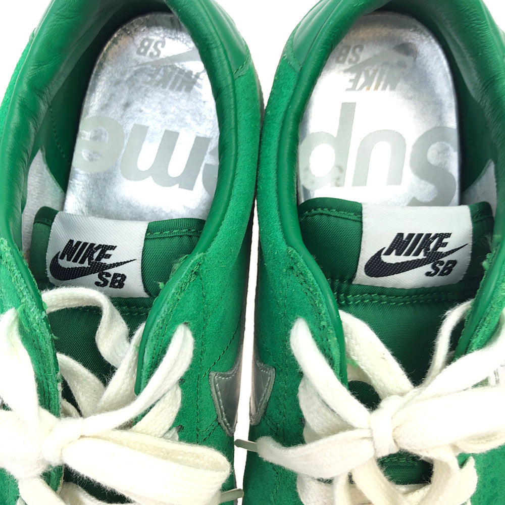 Supreme シュプリーム 09SS 363319-301 × NIKE ナイキ 09年製 SB ZOOM BRUIN SUPREME PINE GREEN ブルイン SB シュプリーム スニーカー グリーン系【中古】