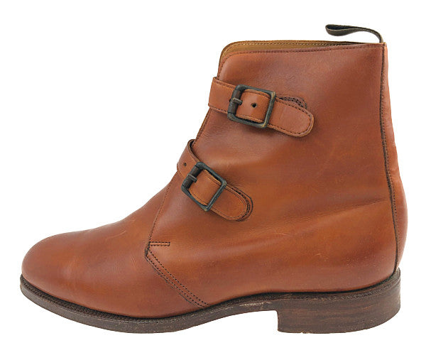 マンフィールド ダブル ストラップ ブーツ ブラウン系 6.5【中古】