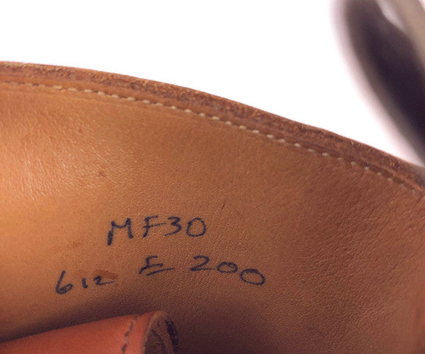 マンフィールド ダブル ストラップ ブーツ ブラウン系 6.5【中古】