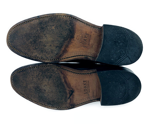 ローク CL1322B チェルシー サイドゴアブーツ ブラック系 6【中古】