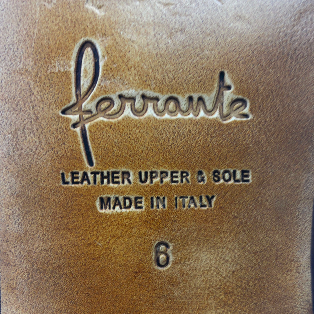 フェランテ TREVI ヴァンプ ローファー スリッポン ブラウン系 6【中古】