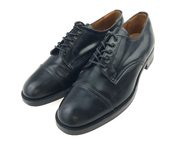 SANDERS サンダース S1572 Cap Oxford キャップ オックスフォード シューズ ブラック系 7【中古】