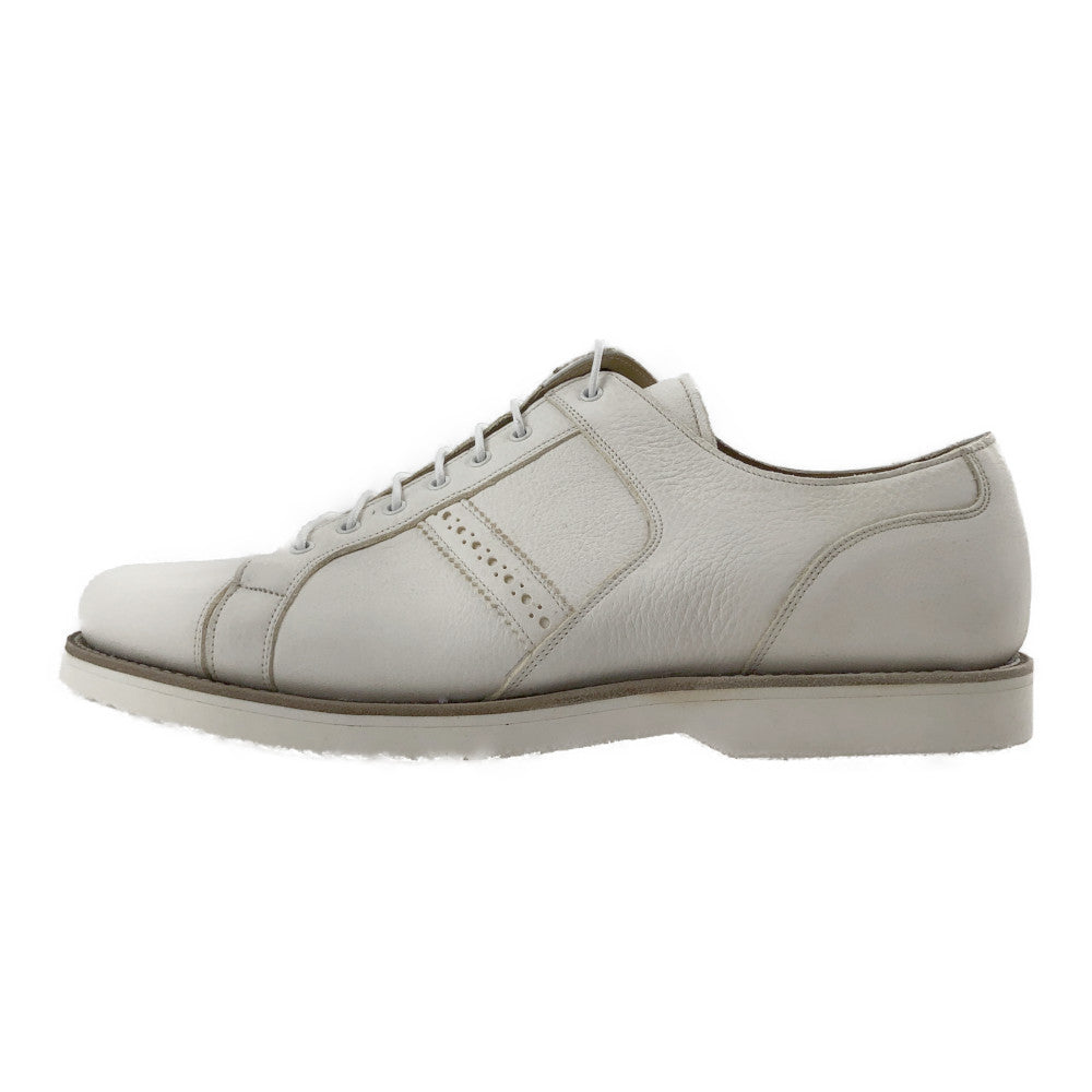 バーカー 4569FW11 JIMMY WHITE GRAIN レザー ローカット シューズ  ホワイト系  オフホワイト系 8.5G【美品】【中古】