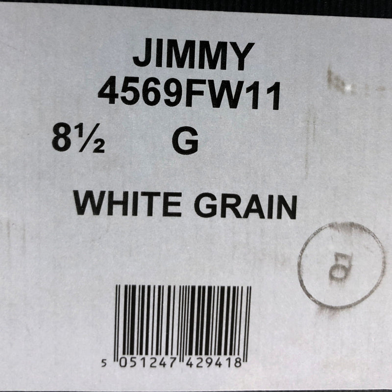 バーカー 4569FW11 JIMMY WHITE GRAIN レザー ローカット シューズ  ホワイト系  オフホワイト系 8.5G【美品】【中古】