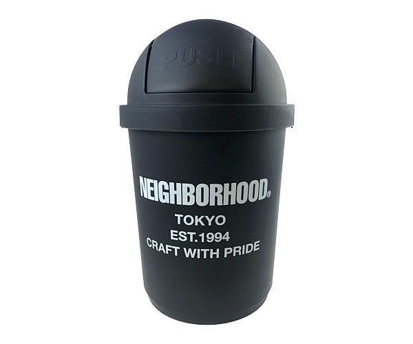 NEIGHBORHOOD ネイバーフッド 212MYNH-AC04 CI / P-TRASH CAN ゴミ箱 ダスト ボックス ブラック系【極上美品】【中古】