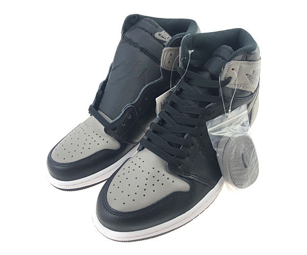 NIKE ナイキ 555088-013 AIR JORDAN 1 RETRO HIGH OG SHADOW エアジョーダン レトロ シャドウ スニーカー ブラック系 9.5【美品】【中古】