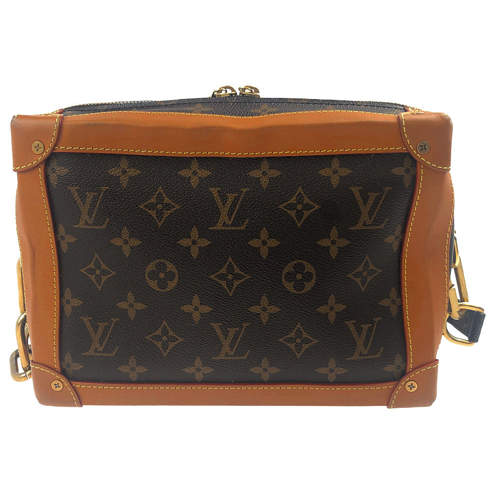 LOUIS VUITTON ルイ・ヴィトン M44660 モノグラム ソフトトランク ショルダーバッグ ブラウン系【中古】
