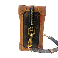 LOUIS VUITTON ルイ・ヴィトン M44660 モノグラム ソフトトランク ショルダーバッグ ブラウン系【中古】