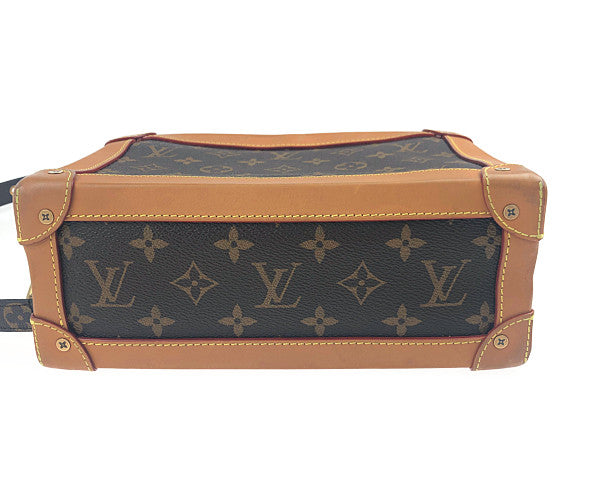 LOUIS VUITTON ルイ・ヴィトン M44660 モノグラム ソフトトランク ショルダーバッグ ブラウン系【中古】