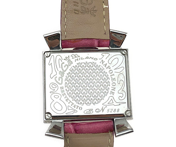 Gaga Milano ガガ・ミラノ 6030.6 ナポレオーネ 40MM クォーツ 時計 ピンク系【中古】