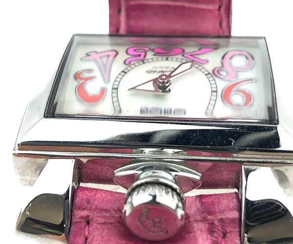 Gaga Milano ガガ・ミラノ 6030.6 ナポレオーネ 40MM クォーツ 時計 ピンク系【中古】