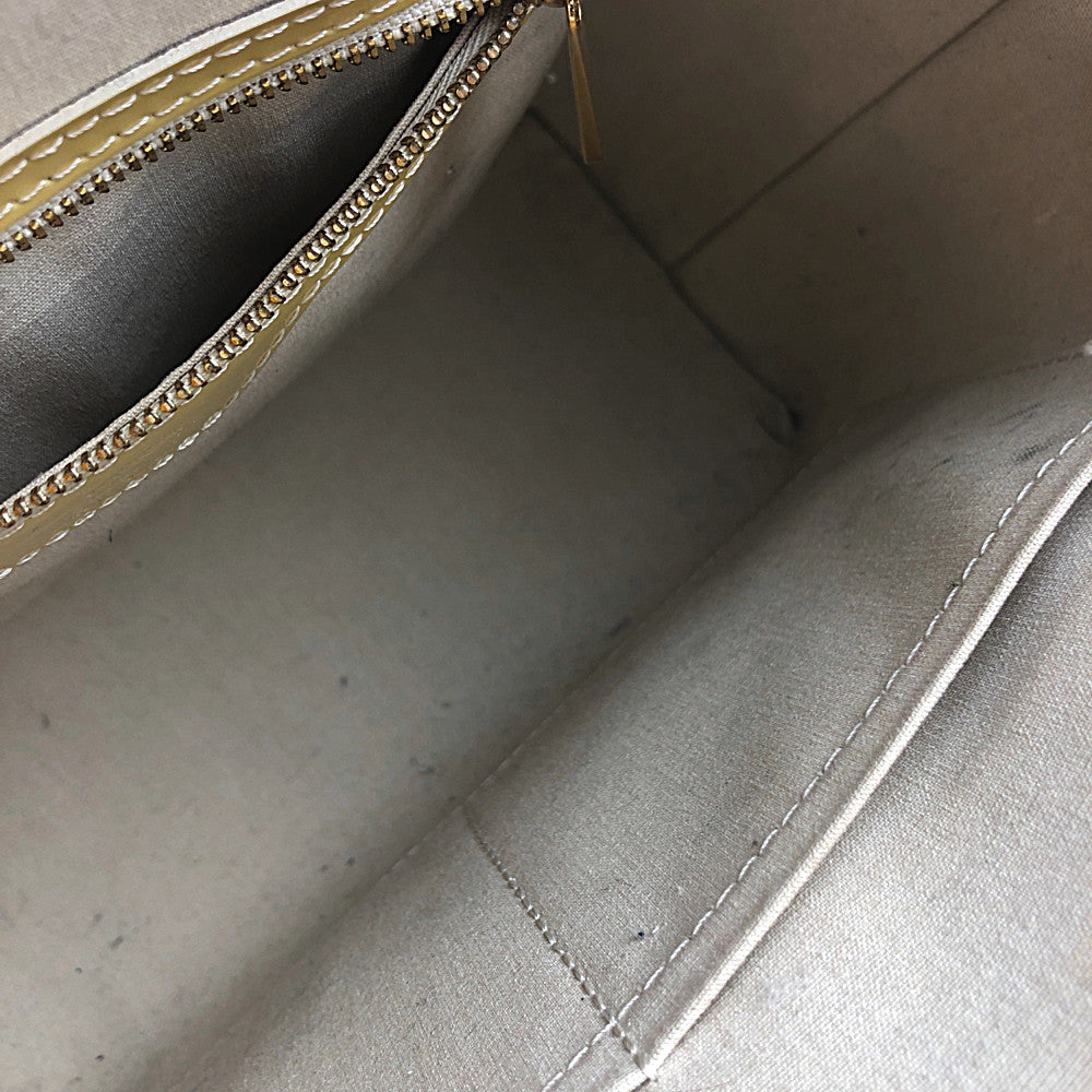 LOUIS VUITTON ルイ・ヴィトン M91743 モノグラム ヴェルニ アヴァロン MM イエロー系【中古】