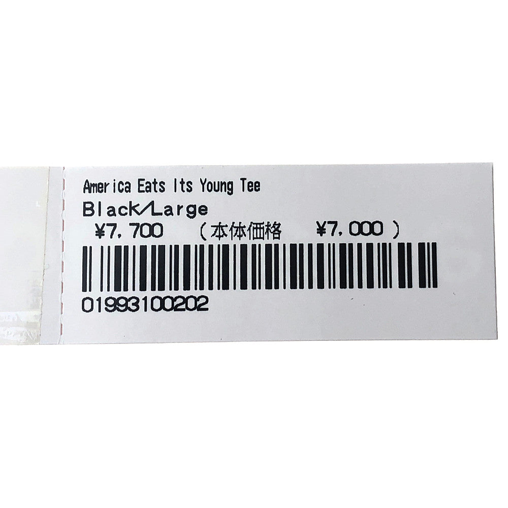 Supreme シュプリーム 21AW America Eats Its Young Tee ブラック系 L【極上美品】【中古】