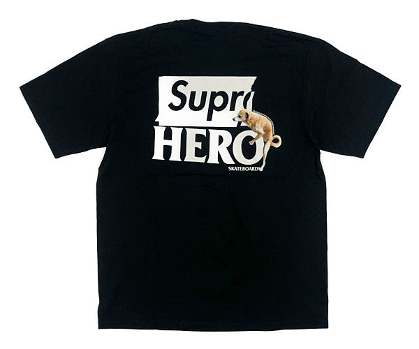 Supreme シュプリーム 22SS ANTIHERO Dog Tee アンタイ アンチ ヒーロー ドッグ 半袖 Tシャツ ブラック系 M【新古品】【未使用】【中古】