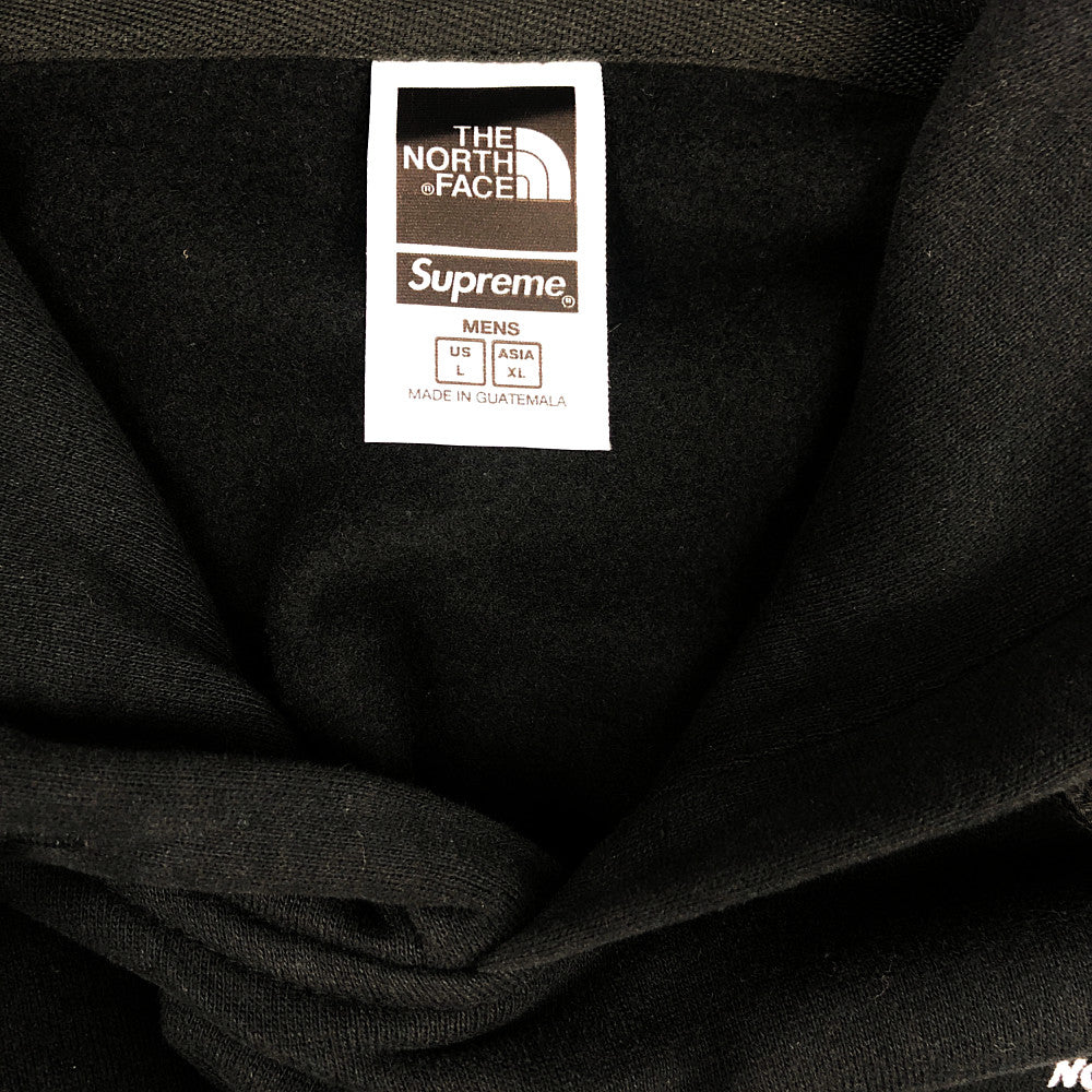 Supreme シュプリーム 22SS THE NORTHFACE Trekking Bandana Hooded Sweatshirt トレッキング バンダナ パーカー ブラック系 ライトブルー系 XL USA L/ASIA XL【新古品】【未使用】【中古】