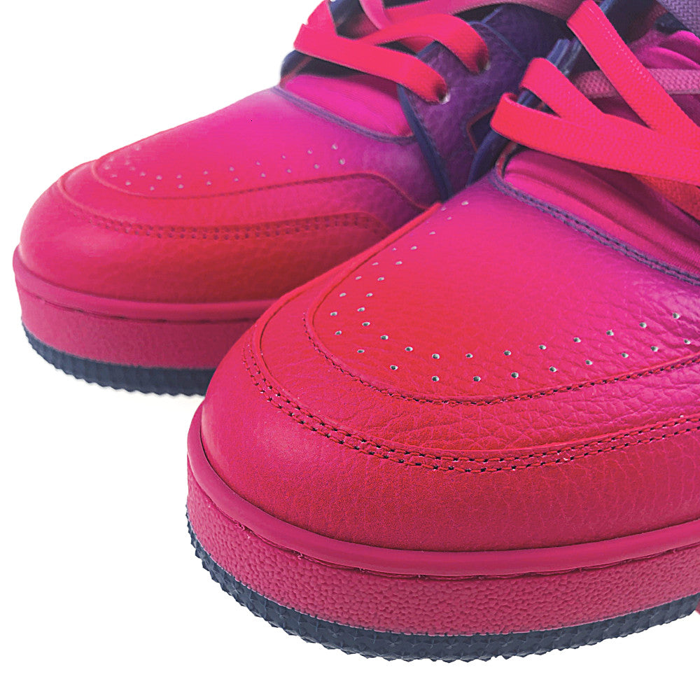 LOUIS VUITTON ルイ・ヴィトン 22SS 1A9TSC LV トレイナー ライン スニーカー ローズ ブルー系 ピンク系 8【極上美品】【中古】