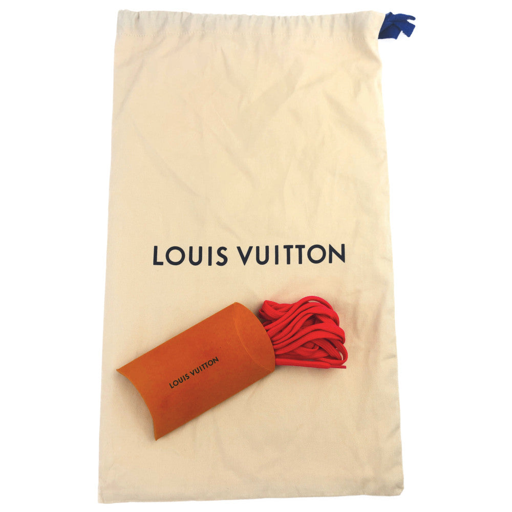 LOUIS VUITTON ルイ・ヴィトン 22SS 1A9TSC LV トレイナー ライン スニーカー ローズ ブルー系 ピンク系 8【極上美品】【中古】