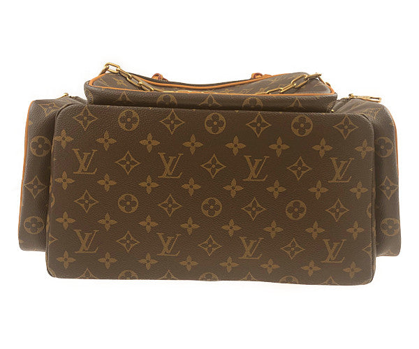 LOUIS VUITTON ルイ・ヴィトン M44658 モノグラム トリオ バックパック ブラウン系【極上美品】【中古】