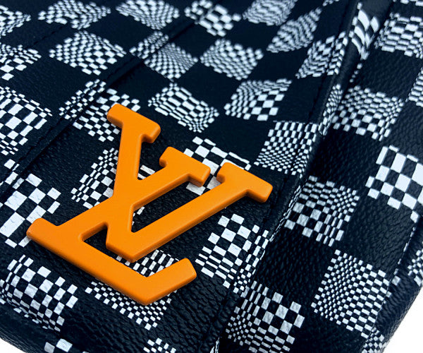 LOUIS VUITTON ルイ・ヴィトン N50039 ダミエ ディストーテッド クリストファー PM バックパック ブラック×ホワイト系【極上美品】【中古】