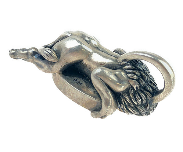 Justin Davis ジャスティンデイビス SPJ523 REGAL LION Pendant リーガル ライオン ペンダント  シルバー系【中古】