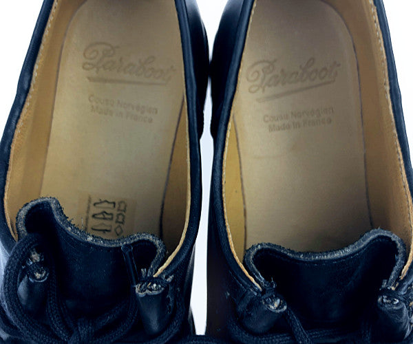 Paraboot パラブーツ 721204 MICHAEL GRIFF 2 ミカエル チロリアンシューズ ブラック系 3.5【美品】【中古】