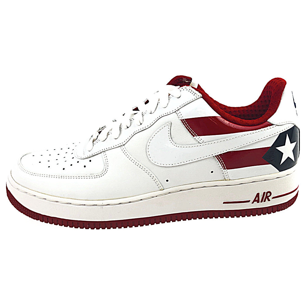 NIKE ナイキ 309096-113 AIR FORCE 1 LOW PREMIUM PUERTO RICO 7 エアフォース 1 ロー プレミアム プエルトリコ セブン スニーカー ホワイト系 29cm【新古品】【未使用】【中古】