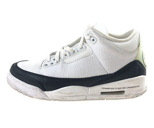 NIKE ナイキ DA3595-100 FRAGMENT AIR JORDAN 3 AJ3 RETRO SP エアジョーダン レトロ フラグメント ローカット スニーカー ホワイト系 10【中古】
