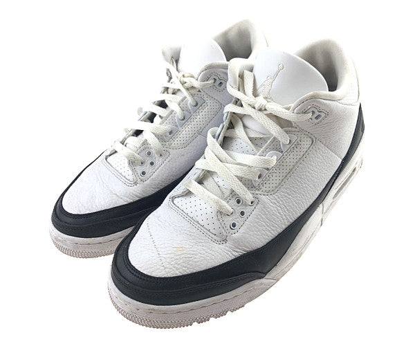 NIKE ナイキ DA3595-100 FRAGMENT AIR JORDAN 3 AJ3 RETRO SP エアジョーダン レトロ フラグメント ローカット スニーカー ホワイト系 10【中古】