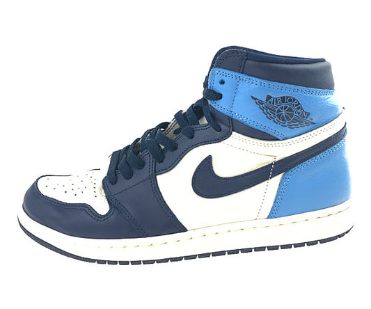 NIKE ナイキ 555088-140 AIR JORDAN 1 AJ1 RETRO HIGH OG エアジョーダン1 レトロ ハイ OG ハイカット スニーカー ブルー系 28cm【中古】