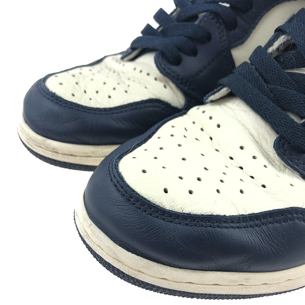 NIKE ナイキ 555088-140 AIR JORDAN 1 AJ1 RETRO HIGH OG エアジョーダン1 レトロ ハイ OG ハイカット スニーカー ブルー系 28cm【中古】