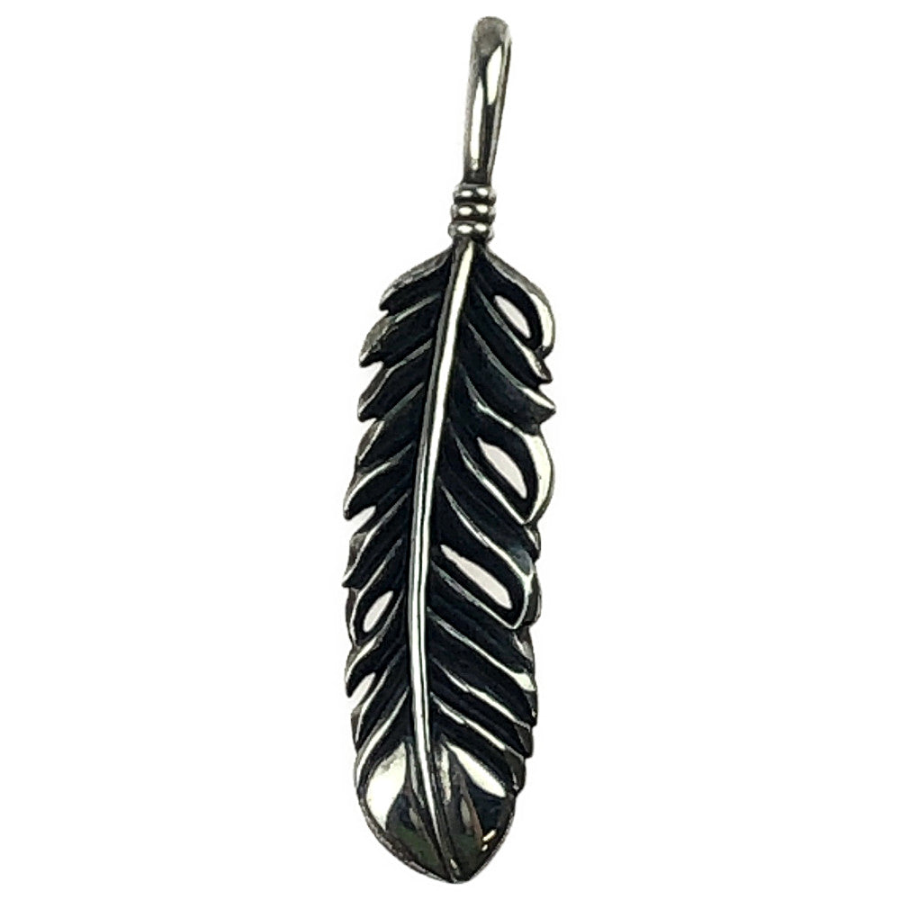 GARNI ガルニ ラグフェザーペンダントトップ ラージ シルバー系【中古】