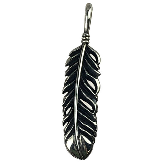 GARNI ガルニ ラグフェザーペンダントトップ ラージ シルバー系【中古】