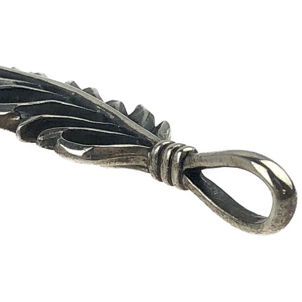 GARNI ガルニ ラグフェザーペンダントトップ ラージ シルバー系【中古】