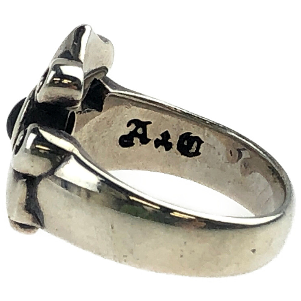 A&G エーアンドジー ストーン付き リング シルバー系【中古】