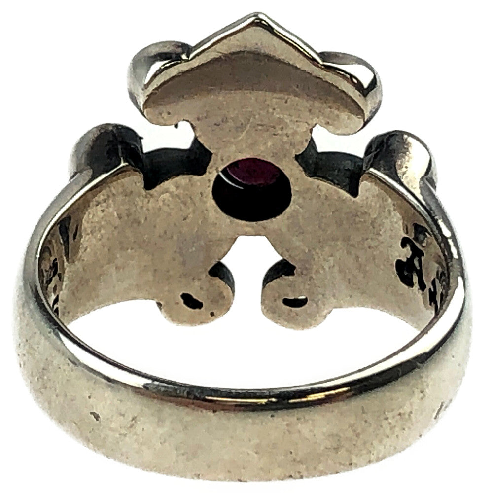 A&G エーアンドジー ストーン付き リング シルバー系【中古】