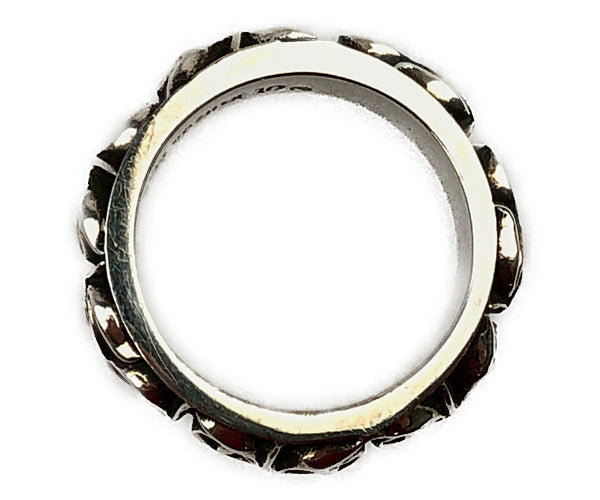 CHROME HEARTS クロムハーツ（原本有） ETERNITY VINE BAND エタニティ ヴァイン バンド リング シルバー系 25号【中古】