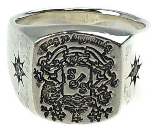 シンパシーオブソウル Signature Ring シグネチャーリング ダイヤ シルバー系【中古】
