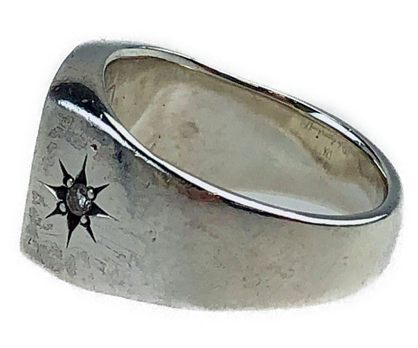 シンパシーオブソウル Signature Ring シグネチャーリング ダイヤ シルバー系【中古】