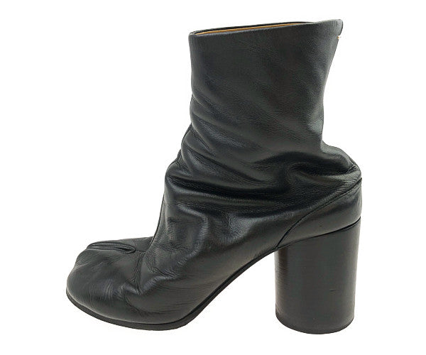 MAISON MARGIELA メゾンマルジェラ 17AW S58WU0136 足袋 タビ ヒールブーツ ブラック系 38【中古】