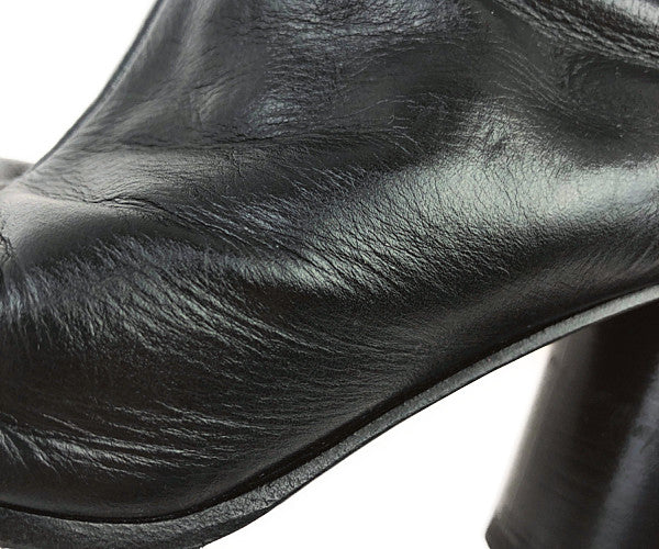 MAISON MARGIELA メゾンマルジェラ 17AW S58WU0136 足袋 タビ ヒールブーツ ブラック系 38【中古】
