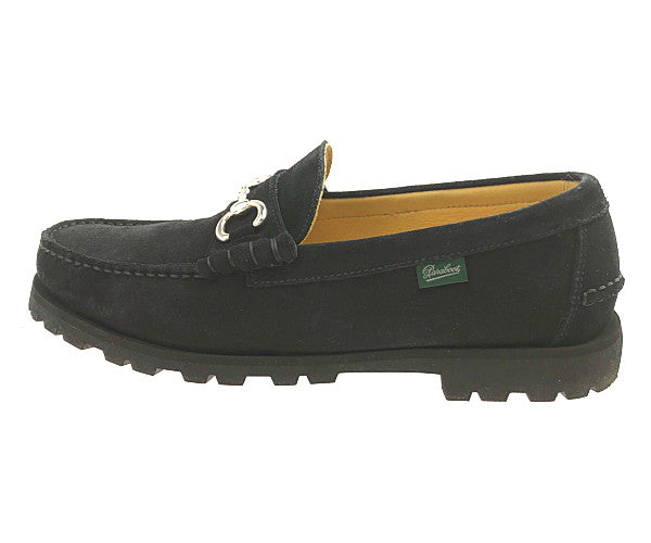 Paraboot パラブーツ 13314998060 UNITED ARROWS ユナイテッドアローズ UASP BIT SUEDE LOAFER ビット スエード ローファー ブラック系 8.5【中古】