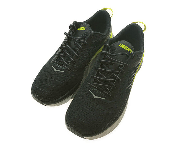 HOKA ONE ONE ホカ オネオネ 1106473 M ARAHI 4 アラヒ ランニング シューズ ブラック系 イエロー系 26.5【中古】