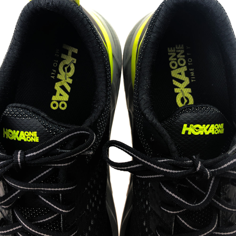 HOKA ONE ONE ホカ オネオネ 1106473 M ARAHI 4 アラヒ ランニング シューズ ブラック系 イエロー系 26.5【中古】