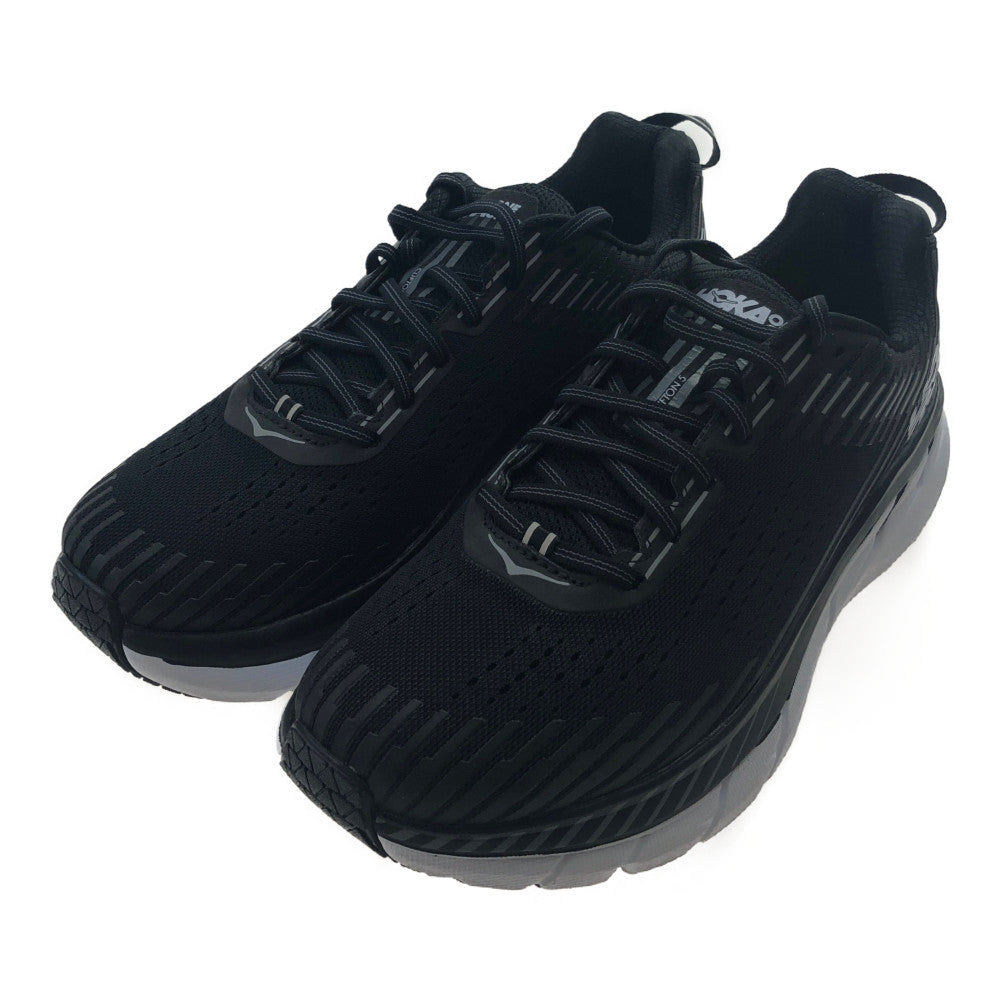 HOKA ONE ONE ホカ オネオネ M CLIFTON 5 クリフトン ランニング シューズ ブラック系 27【中古】