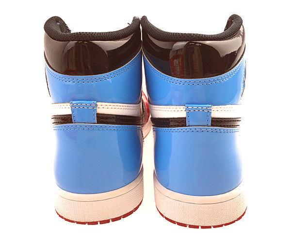 NIKE ナイキ CK5666-100 AIR JORDAN 1 RETRO HIGH OG FEARLESS エアジョーダン1 フィアレス ホワイト系 レッド系 ライトブルー系 27.5㎝【美品】【中古】