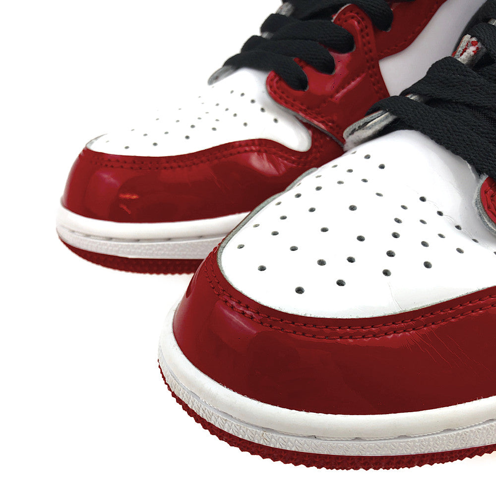 NIKE ナイキ CK5666-100 AIR JORDAN 1 RETRO HIGH OG FEARLESS エアジョーダン1 フィアレス ホワイト系 レッド系 ライトブルー系 27.5㎝【美品】【中古】