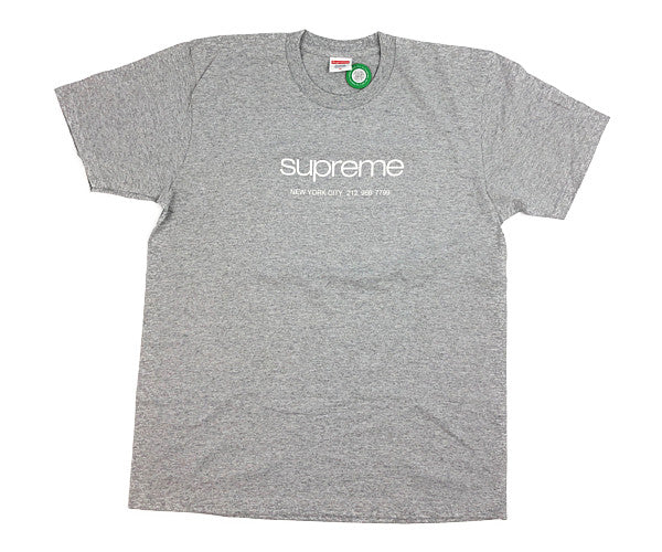 Supreme シュプリーム 20SS Shop Tee HEATHER GREY クラシック ロゴ  Tシャツ グレー系 M【新古品】【未使用】【中古】